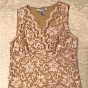 CAbi cami, pink blush/nude Medium